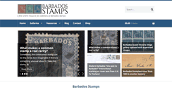 Desktop Screenshot of barbadosstamps.co.uk